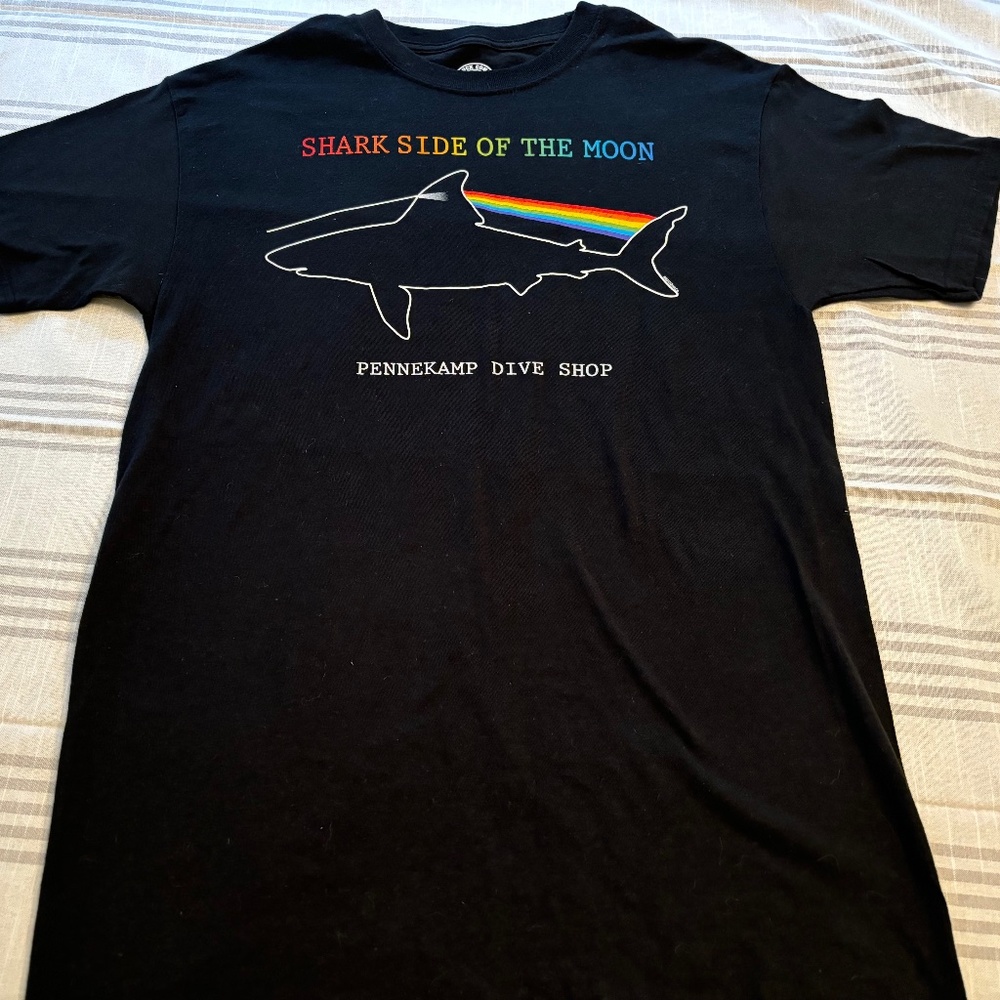Shark Side of the Moon Men's T-Shirt